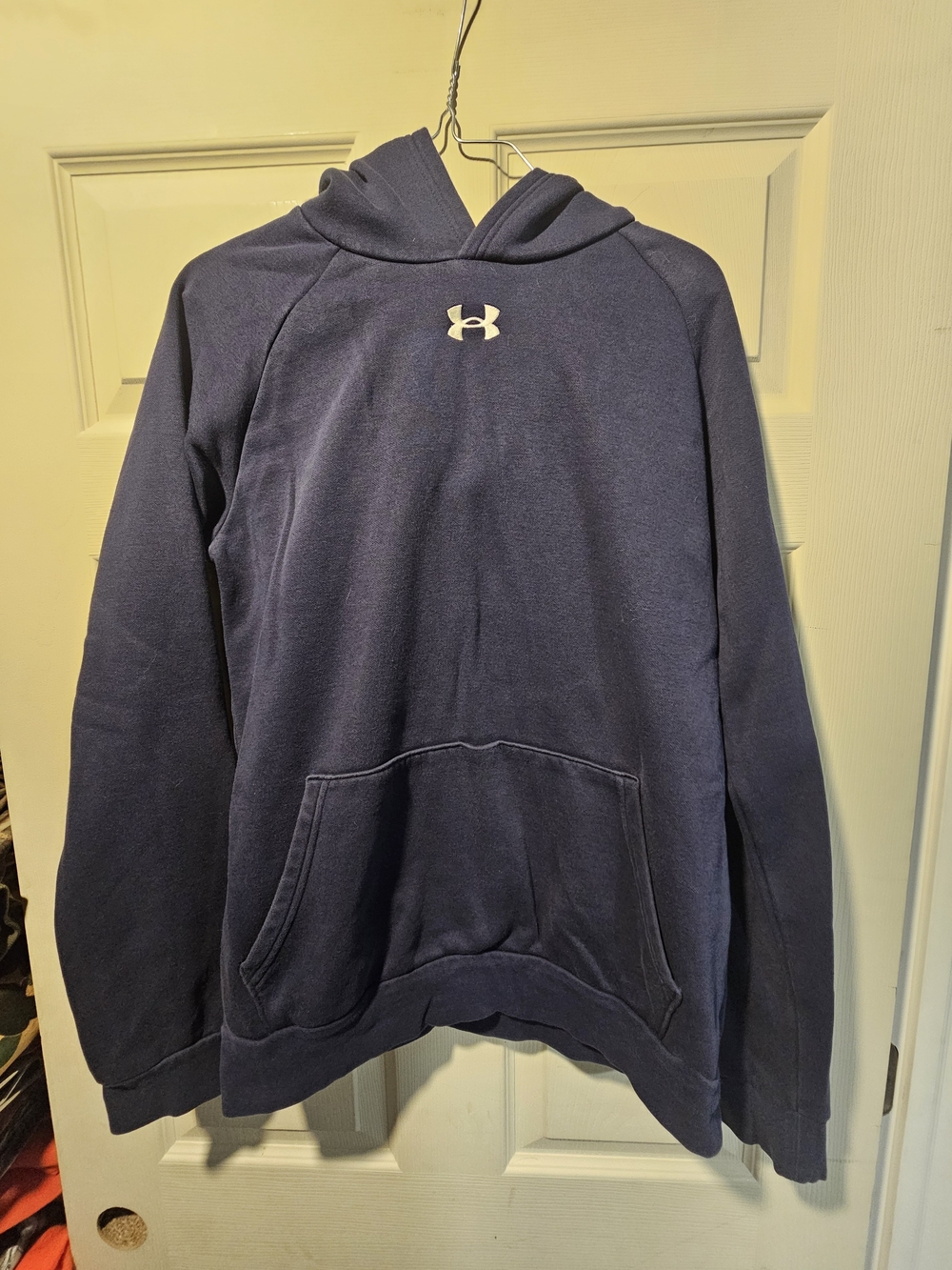 Under Armour Navy Blue Youth Hooded Sweatshirt